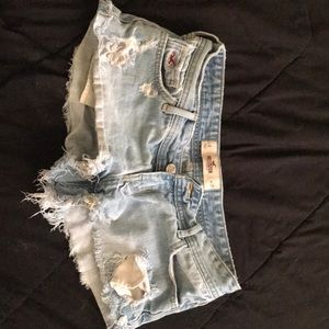 Hollister hip hugger shorts